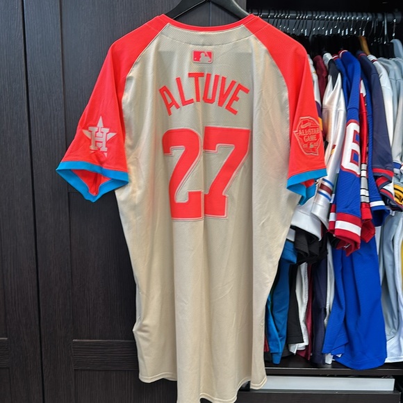 Jose Altuve American League Nike 2024 MLB All-Star Game Elite Authentic Jersey - Picture 7 of 7